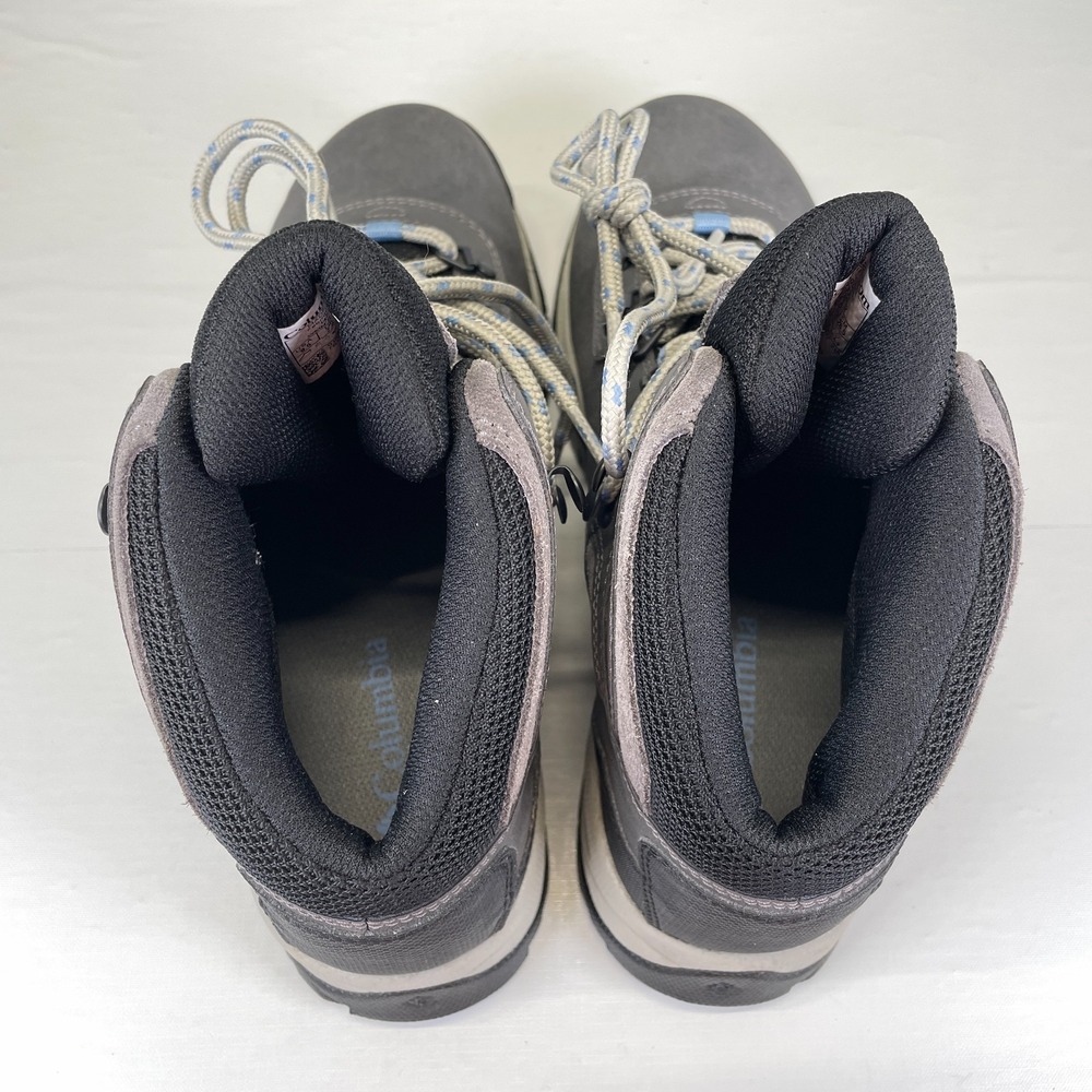 Columbia Newton Ridge Plus Waterproof Hiking Boots Womens Size 9.5 Gray Shoes - Picture 9 of 10